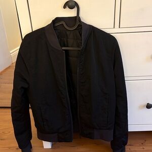 lululemon athletica reversible Black Bomber Jacket